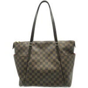LOUIS VUITTON Damier Ebene Brown Totally Tote Bag Brown